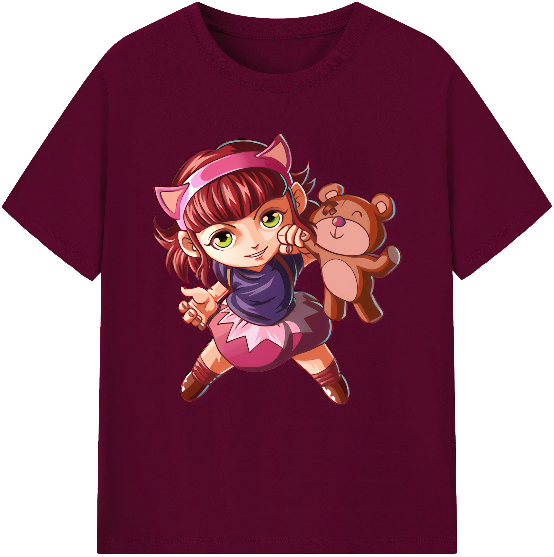 （画像用） リーグ・オブ・レジェンド League of Legends LOL レディースカジュアルプリントTシャツ（綿100％）